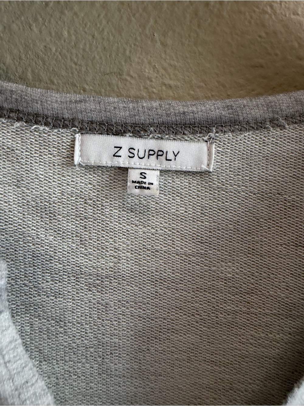 Z Supply Camo Split Neck Dress - Picture 5 of 6